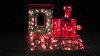 6 Ft. Pre-lit Tinsel Santa with Train Set Christmas Yard Holiday Decor Lights.