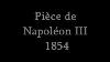 Monnaies, Second Empire, 2 Francs Napoléon III tête nue 1856 #59522.